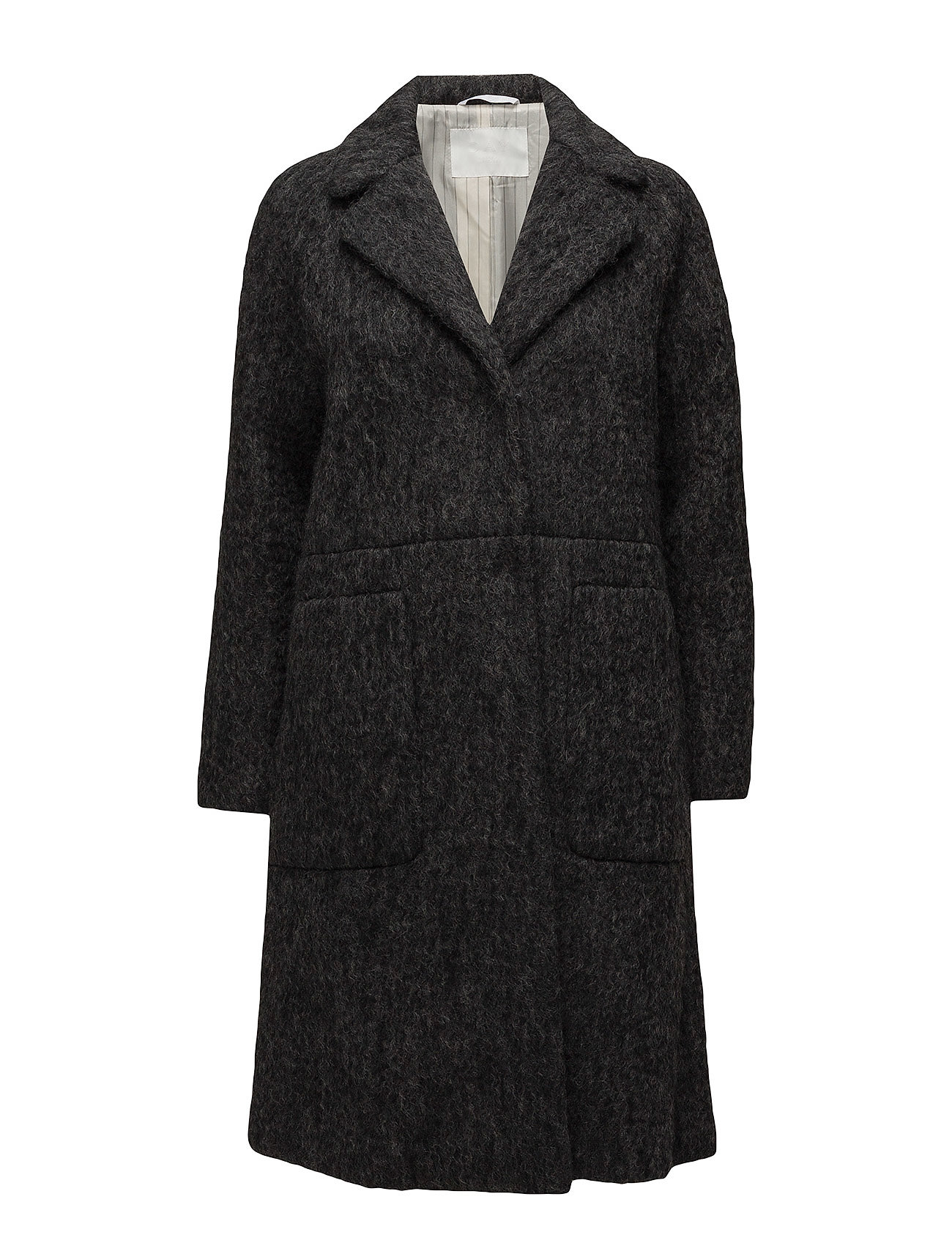 Day Alka Wollen Jas Lange Zwart Birger Et Mikkelsen day birger et mikkelsen kopen in de aanbieding