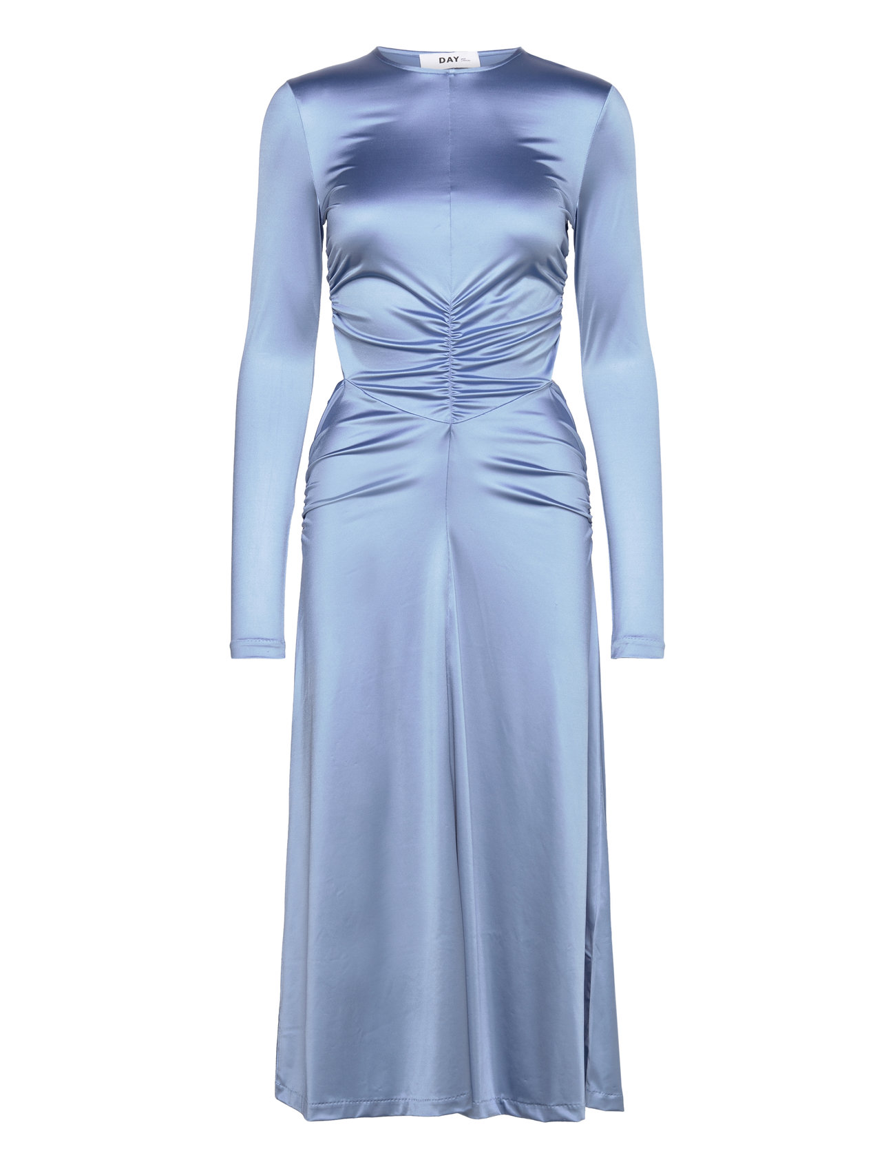 Caron - Glossy Stretch Knelang Kjole Blue Day Birger Et Mikkelsen