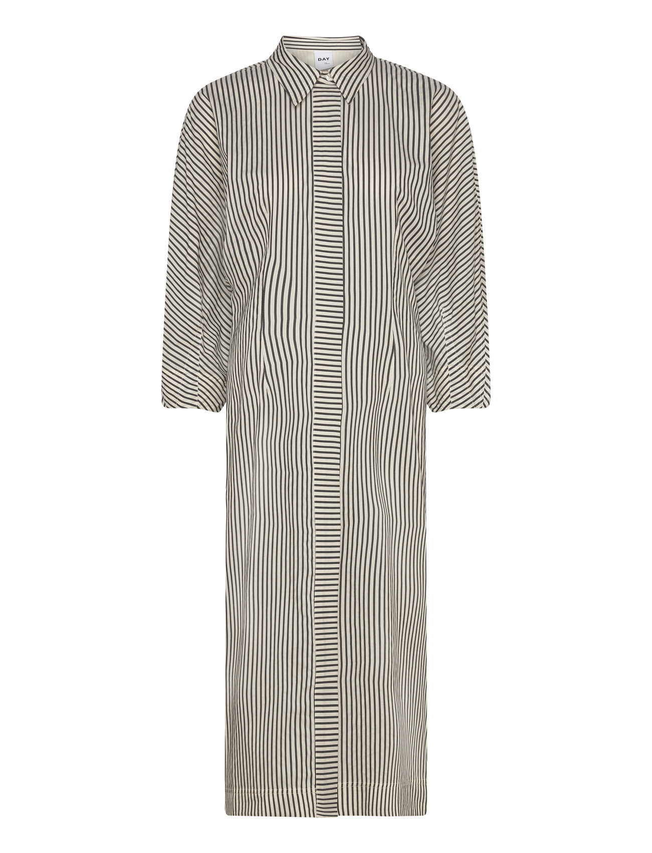 Laurie - Daily Classic Stripe Knelang Kjole Black Day Birger Et Mikkelsen