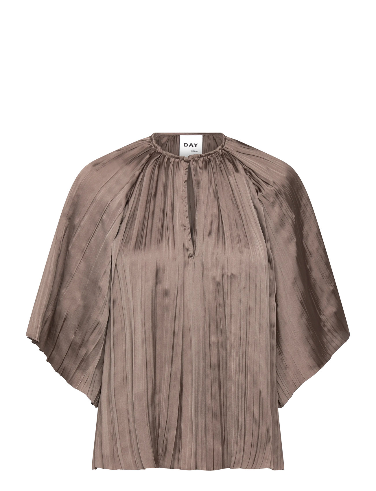 Day Birger et Mikkelsen Lima - Crinkled Surface, 34, Brown, Bluser > Langærmede, Dame
