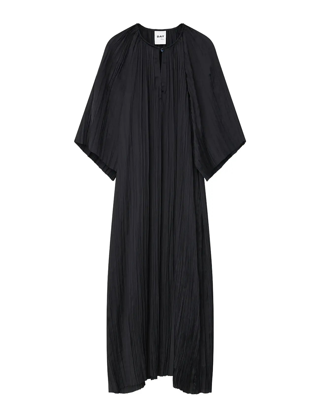 Day Birger et Mikkelsen Sophia - Crinkled Surface, 40, Black, Kjoler > Knælange Og Midi, Dame