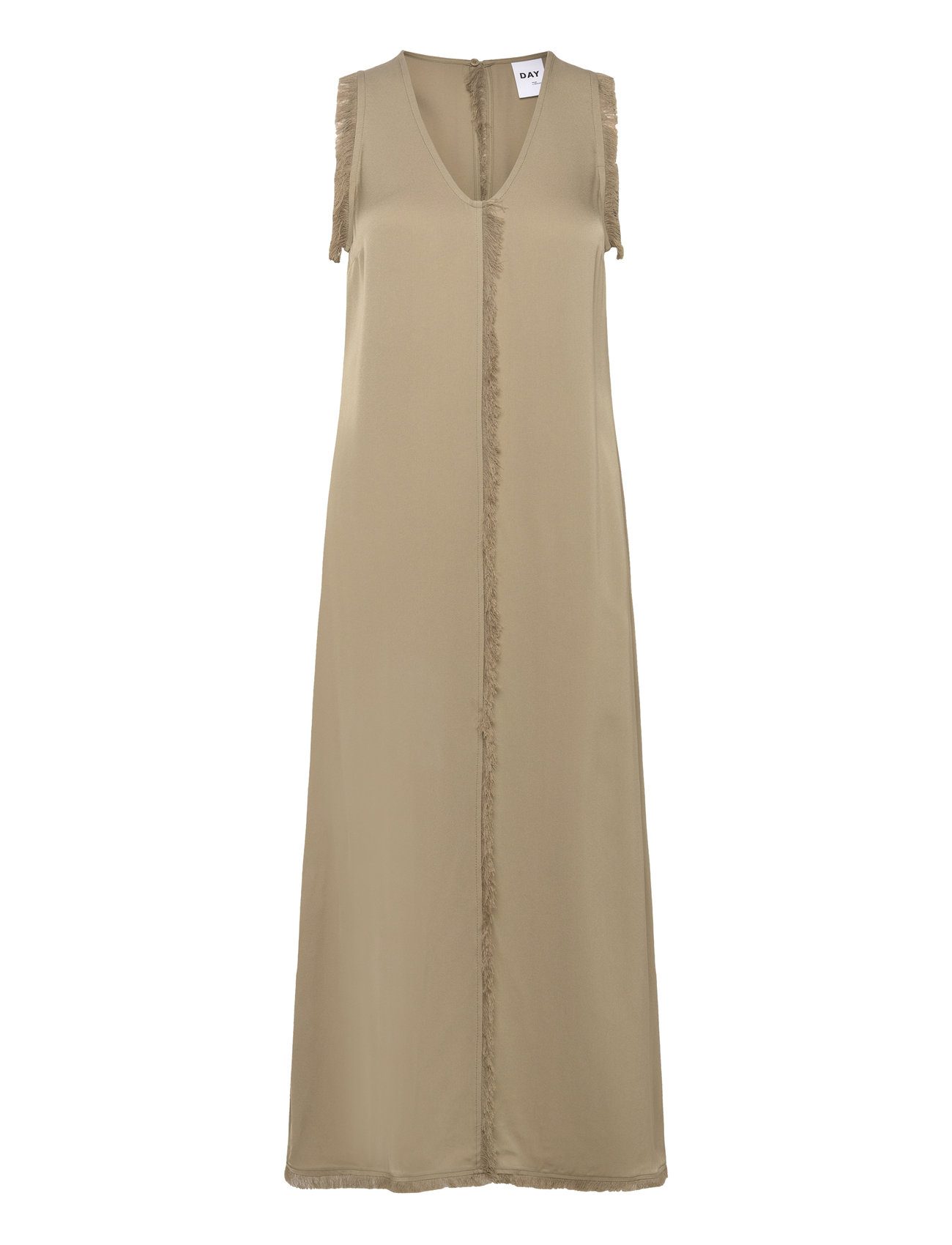 Dasha - Matte Crepe Knelang Kjole Beige Day Birger Et Mikkelsen