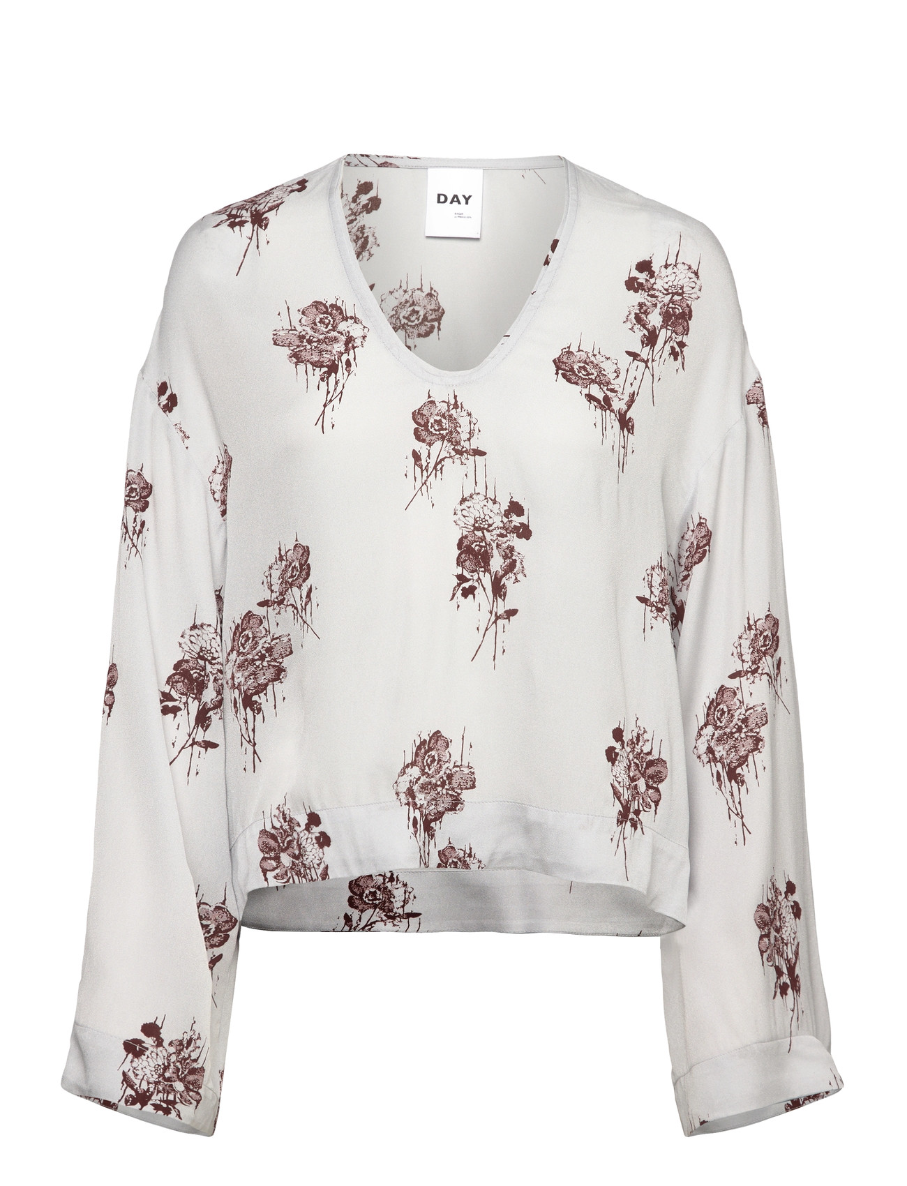 DAY BIRGER ET MIKKELSEN Newman - Pearl Falling Flowers Grau - 38 - Damen