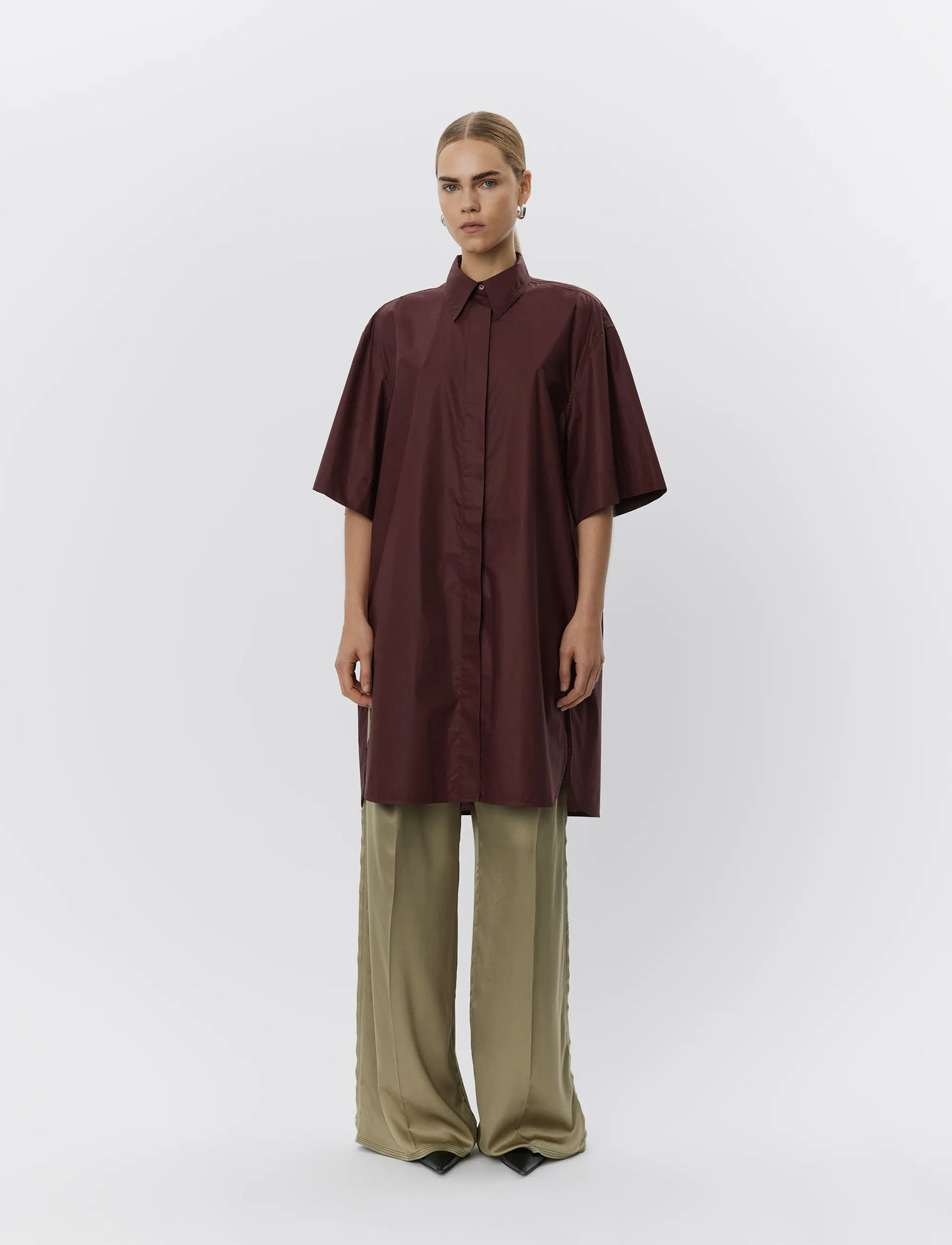 Day Birger et Mikkelsen Stanton - Cotton Chintz, 34, Red, Kjoler > Skjortekjoler, Dame