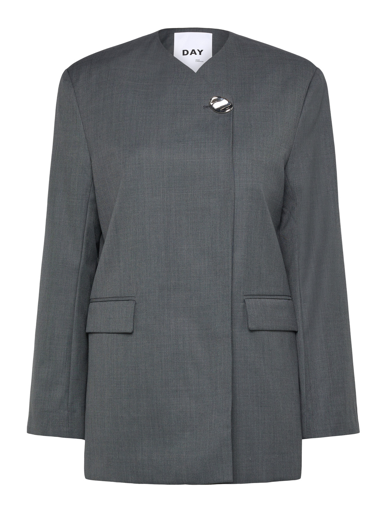 Day Birger et Mikkelsen Arvin - Classic Suiting, 36, Grey, Designere > Enkeltradede Blazere, Dame