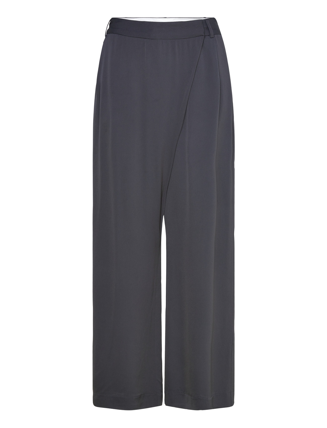 Day Birger et Mikkelsen Brock - Matte Crepe, 42, Grey, Bukser > Brede Ben, Dame