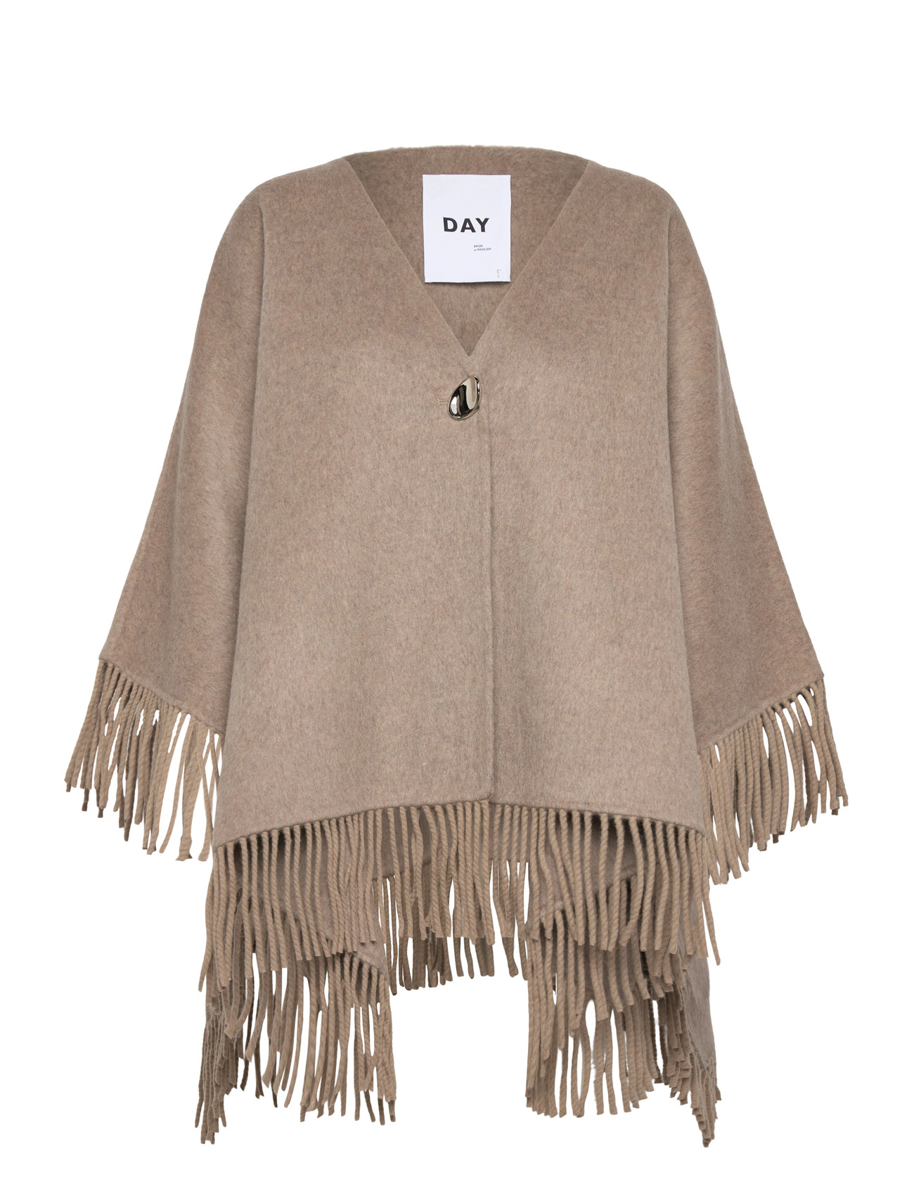 DAY BIRGER ET MIKKELSEN Sybil Fringes - Double Faced Wolle Beige - One Size - Damen