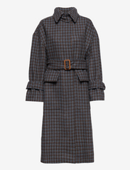 Orson - Checked Wool - GREY MELANGE