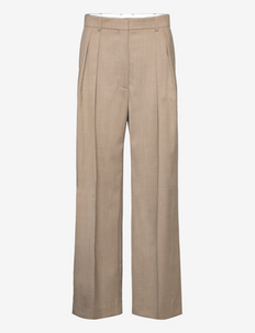 Enzo - Classic Wool Blend - pantalons - beige melange