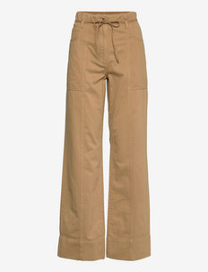 Chris - Classic Canvas - bukser med brede ben - ermine