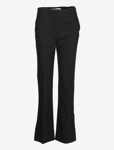 Milo - Structured Summer - trousers - black