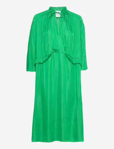 Lani - Modern Drape - cocktail-kjoler - kelly green