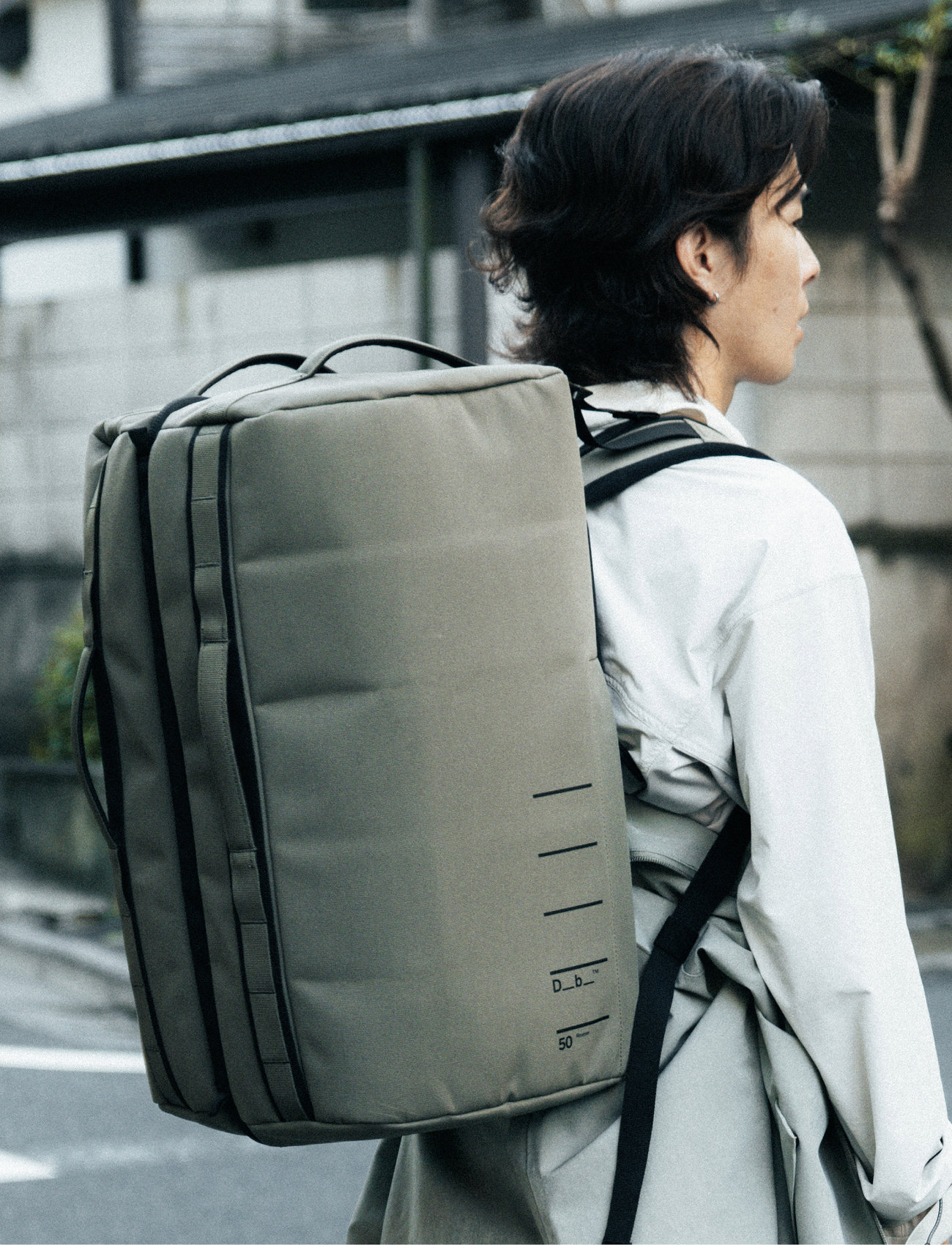 Db Journey Roamer Pro Split Duffel 50L, 50, Khaki green, Sport Training Bags > Sport Backpacks, Dame