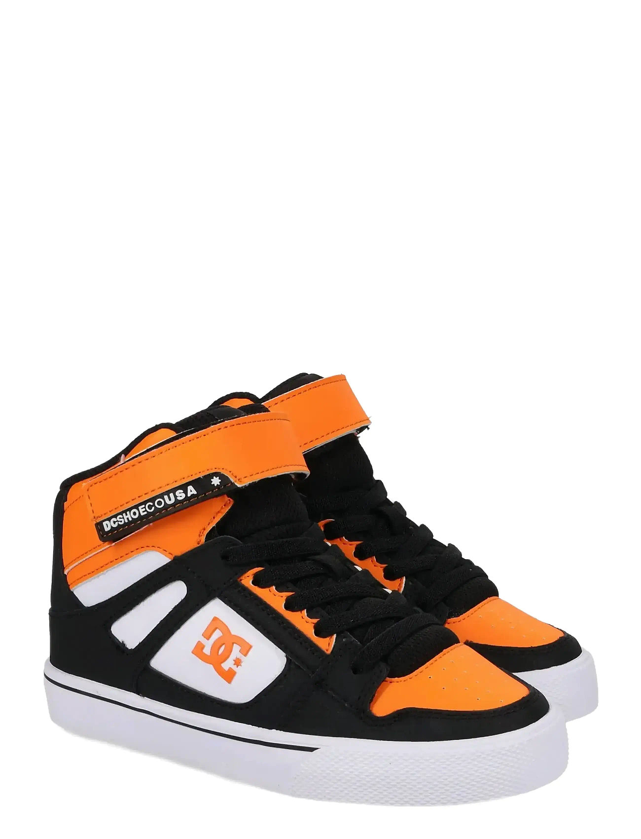 DC Pure Hi Top Ev, 39, Orange, Sneakers > Sneakers Med Høj Top, Børn
