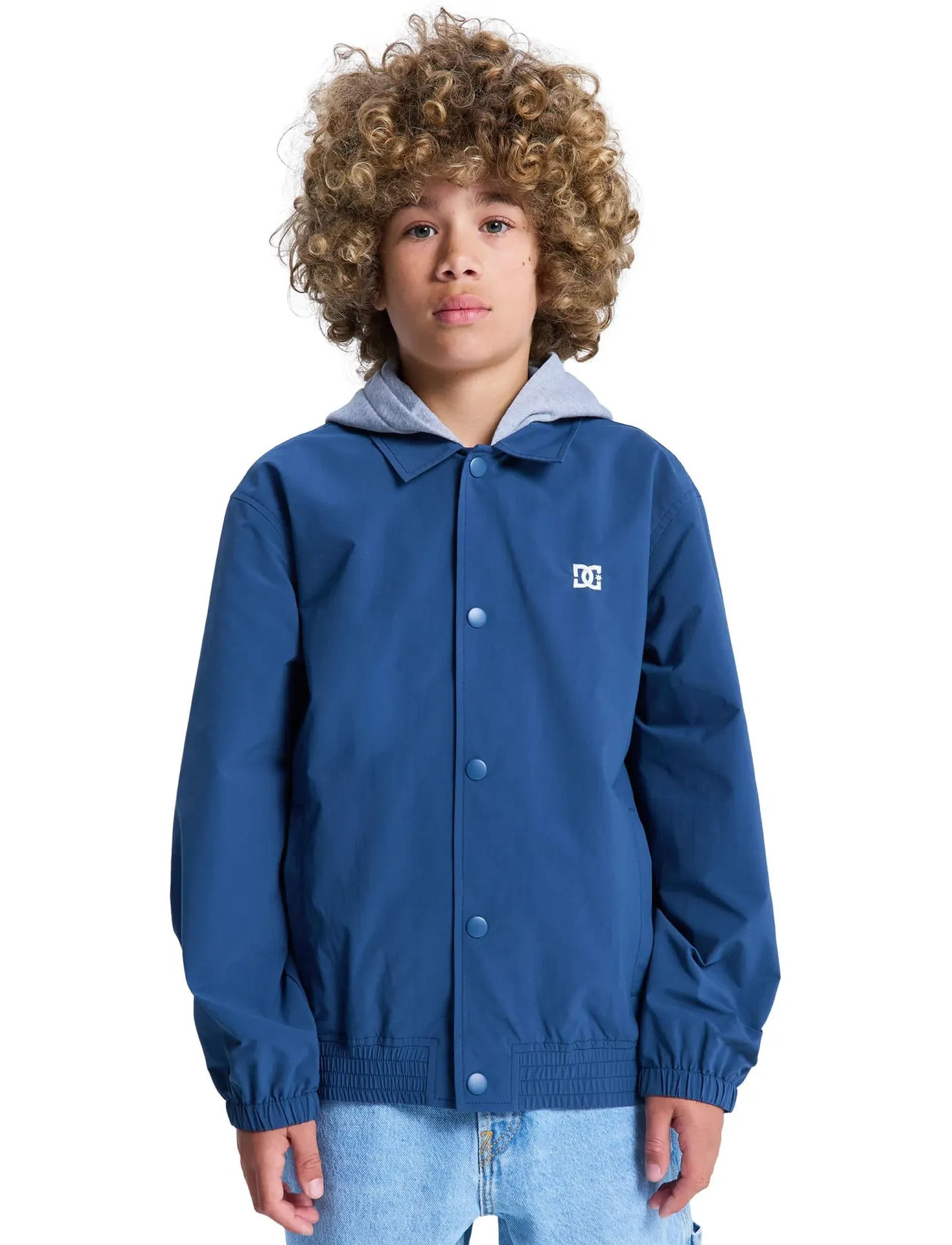 DC Driver Jacket Youth, 164, Blue, Jakker & Frakker > Lette Jakker, Børn