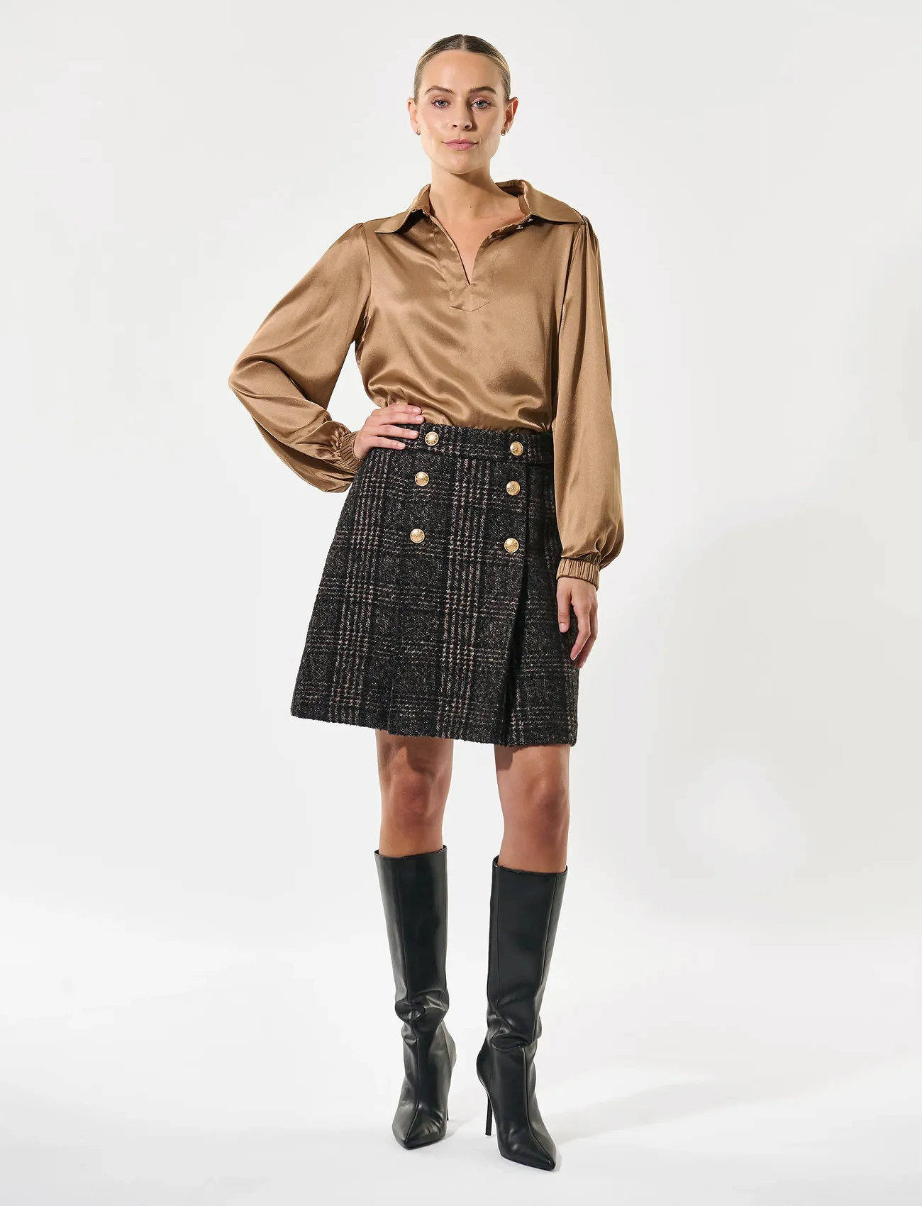 Dea Kudibal Patriziadea, XL, Grey, Nederdele > Korte Nederdele, Dame