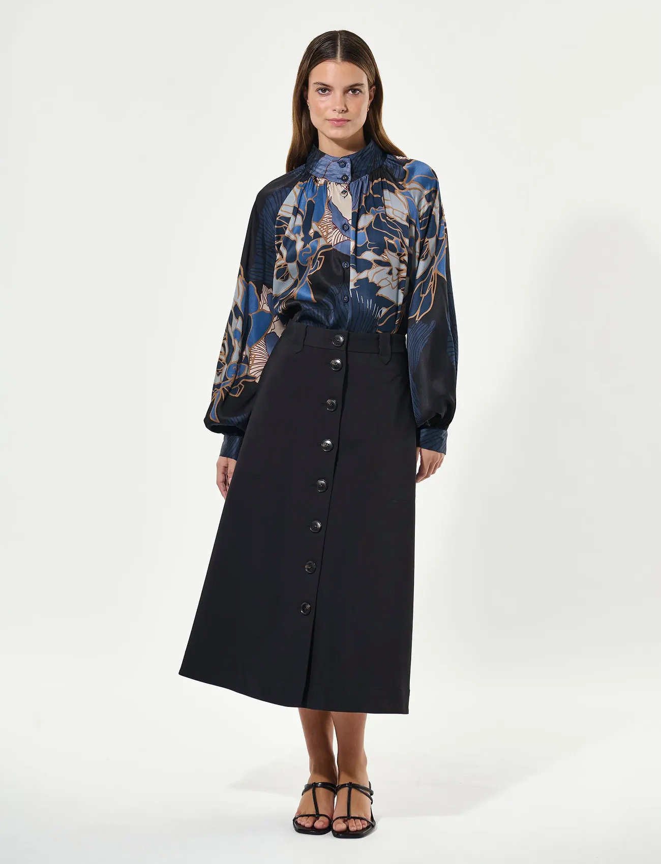 Dea Kudibal Nitadea, XL, Blue, Bluser > Langærmede, Dame