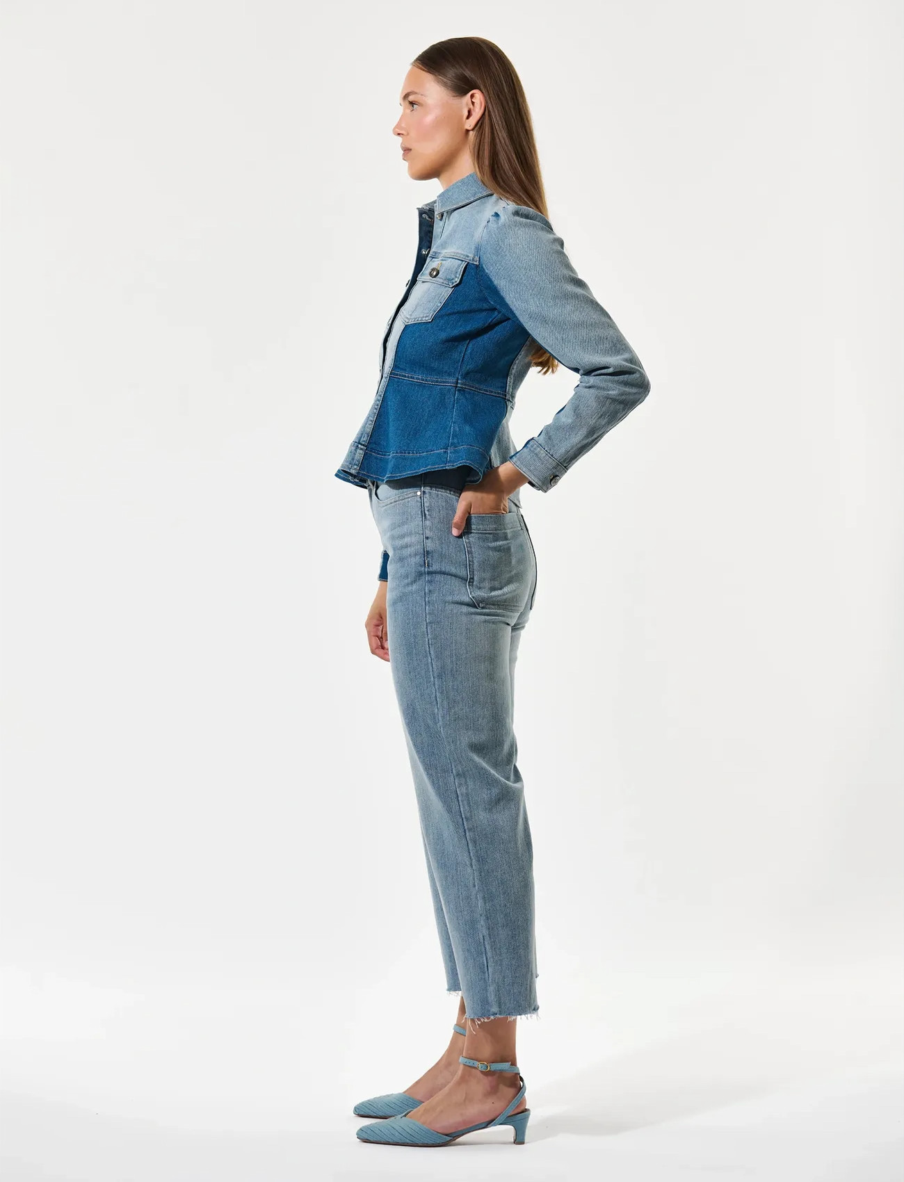 Dea Kudibal Blancasdea, M, Blue, Jakker > Denim, Dame