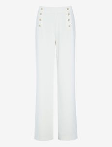 ISOBEL - broeken met rechte pijp - natural white