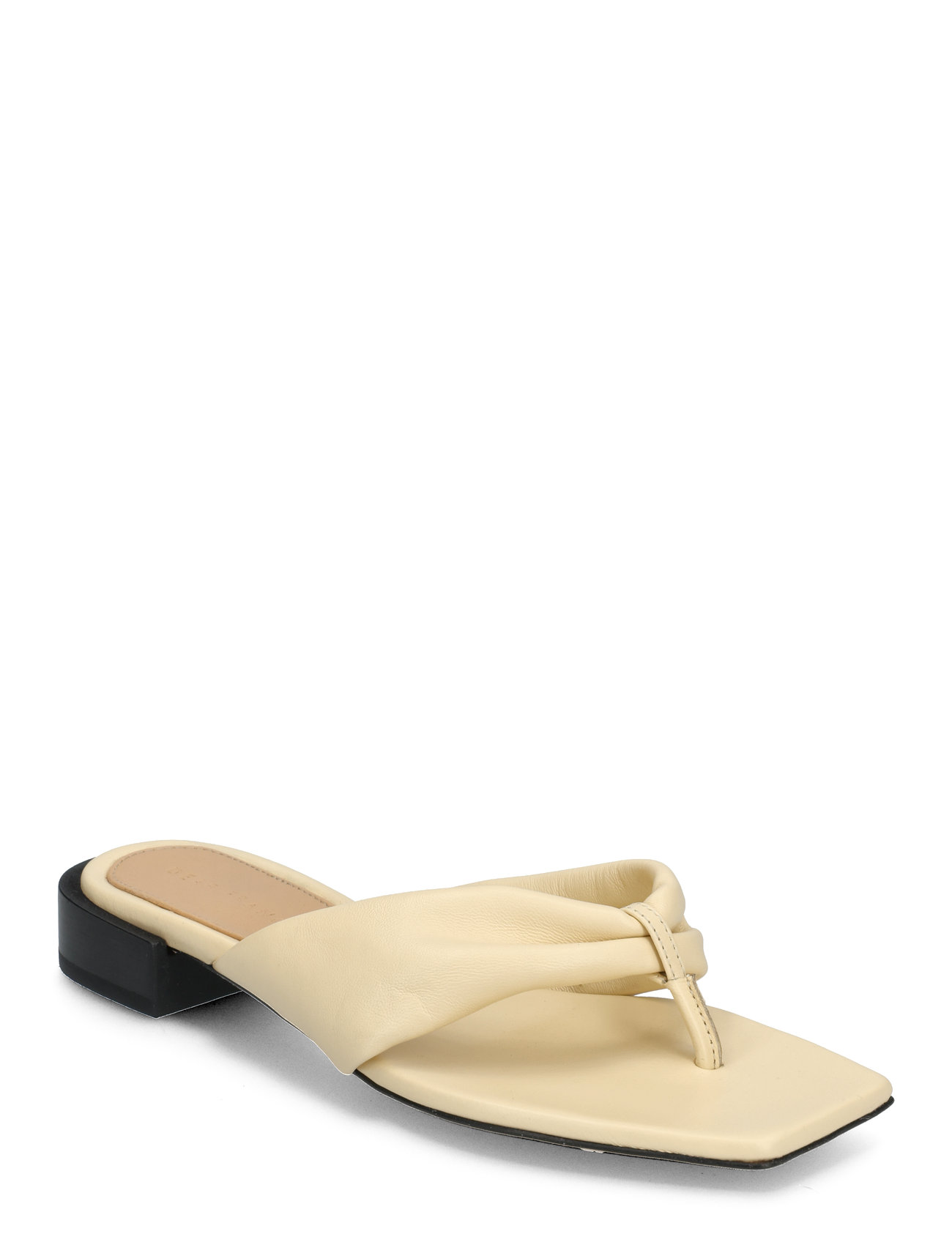 Wrap Sandal Designers Sandals Flat Cream DEAR FRANCES