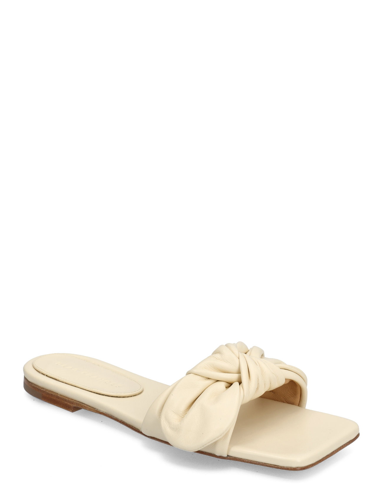 Knot Slide Designers Sandals Flat Cream DEAR FRANCES