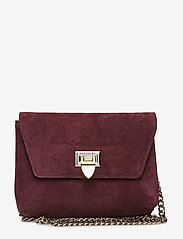 Cleva small pouch - SUEDE OXBLOOD