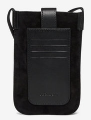 Decadent - Fiona mobile crossbody bag - crossbody kotid - suede black - 1