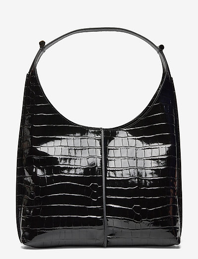 Carol small shoulder bag - torby na ramię - croco black