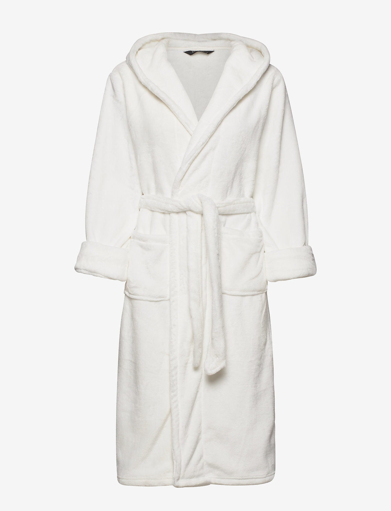 Decoy - DECOY long robe w/hood - badrumstextilier - creame - 0