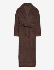 DECOY long fleece robe - BRUN