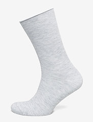 Ladies thin ankle sock - LIGHT GREY MELANGE