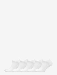 DECOY sneaker sock cotton 5-pk - sneakersokken - white