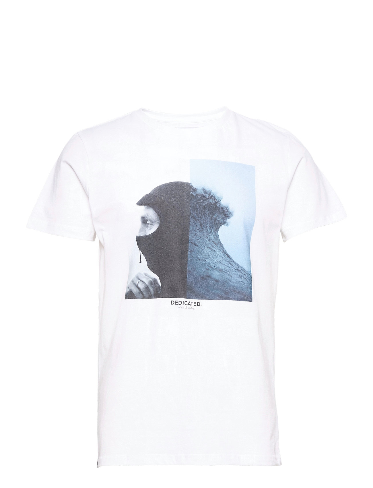 T-Shirt Stockholm Wave Face T-shirts Short-sleeved Valkoinen DEDICATED