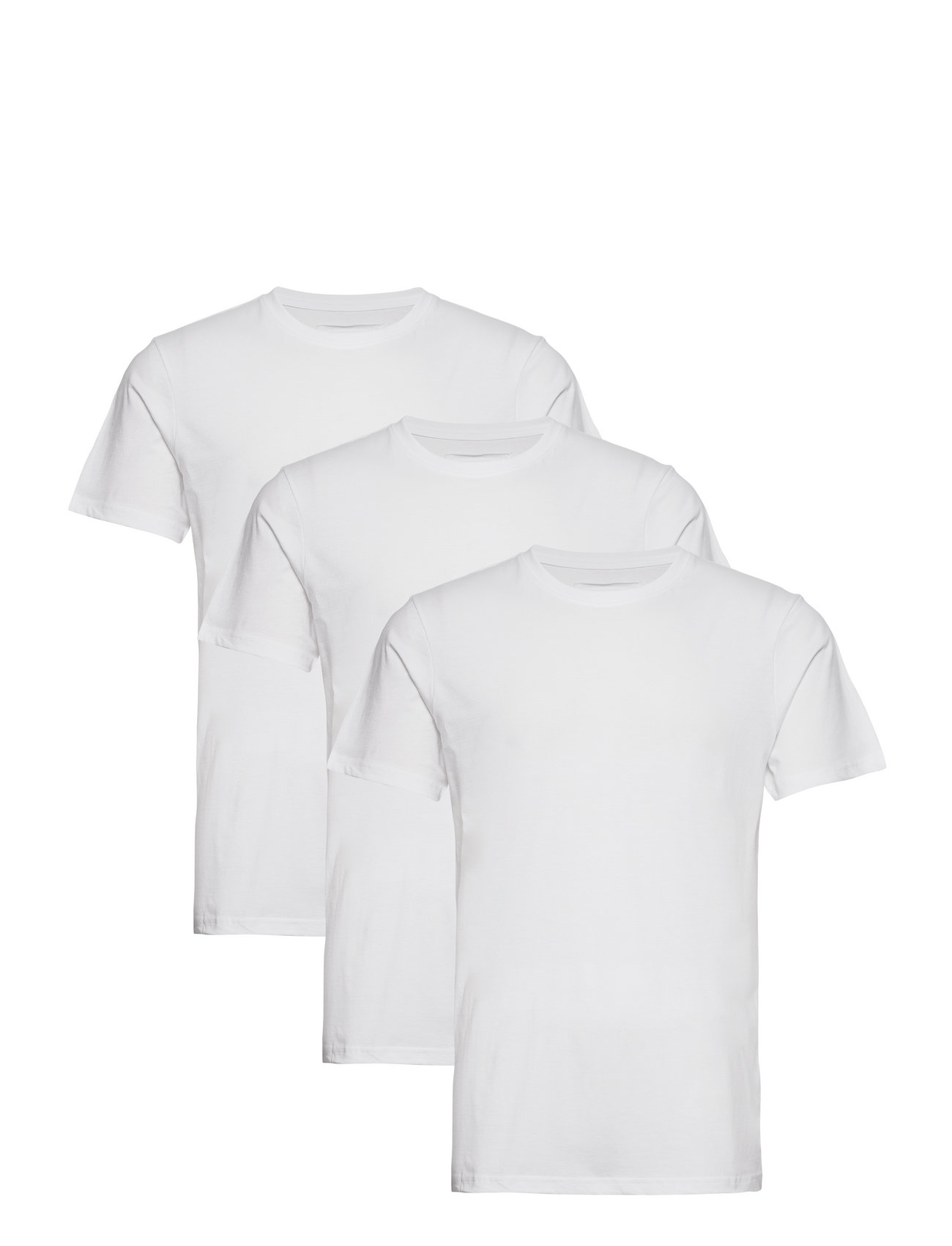 T-Shirt Stockholm Base White 3-Pack T-shirts Short-sleeved Valkoinen DEDICATED