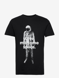 T-shirt Stockholm Give Me Some Space - graphic print t-shirts - black
