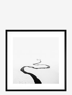 Poster Abstract Monochrome - black & white - black