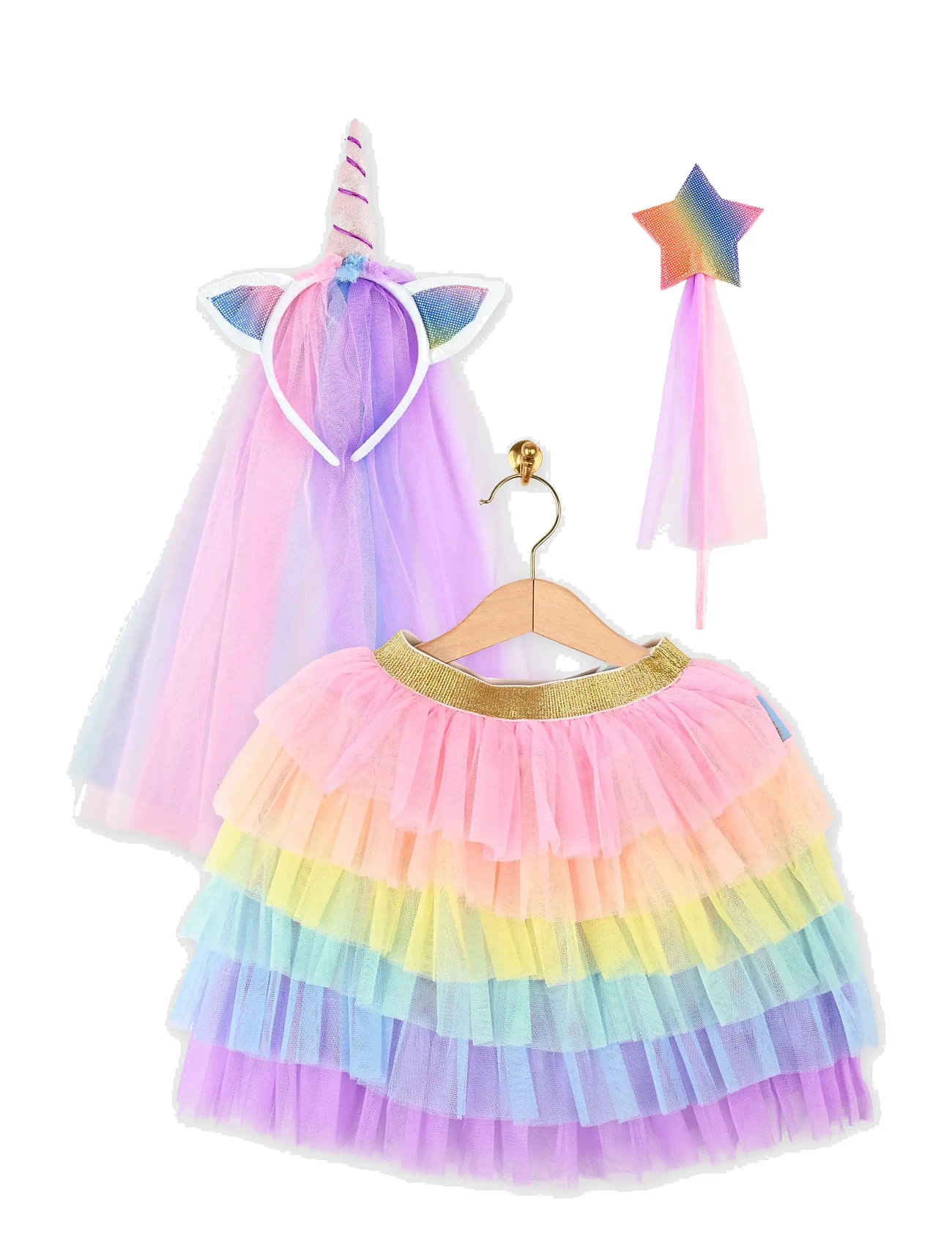 DEN GODA FEN Tutu Unicorn Set Patterned - 98/110 - Kinder