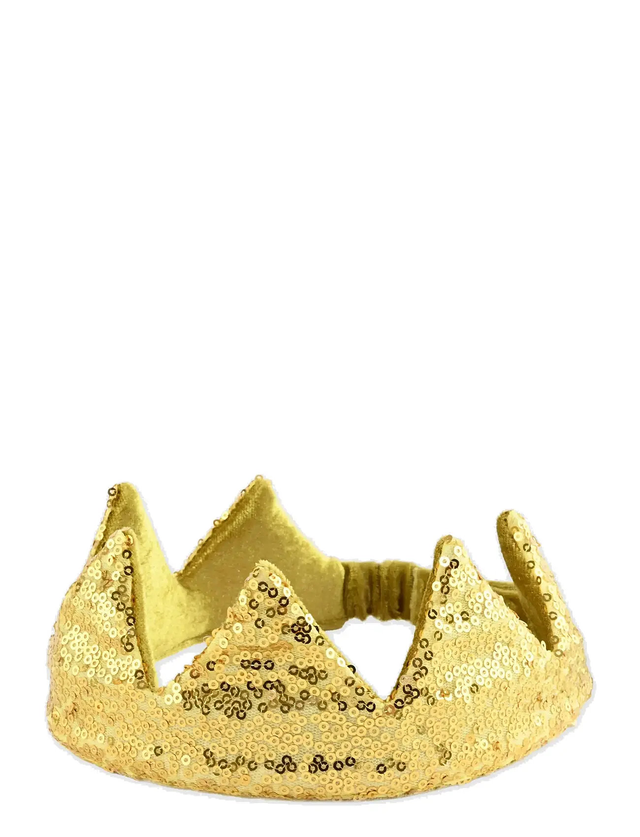 DEN GODA FEN Crown Gold Pailletten Gold - One Size - Kinder