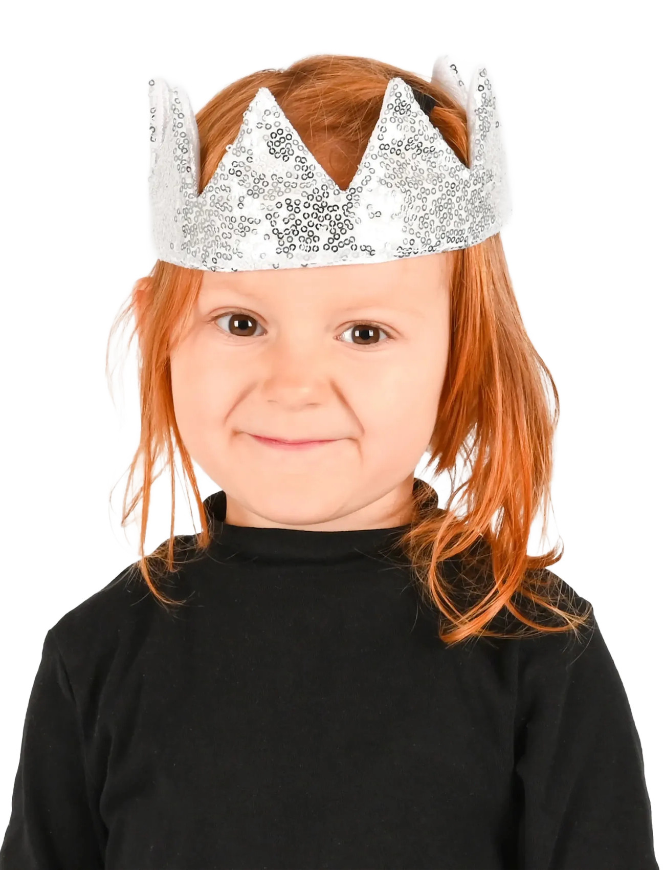 Den goda fen Crown Silver Sequin, One Size, Silver, Kostumer & Tilbehør > Tilbehør Til Kostumer, Børn