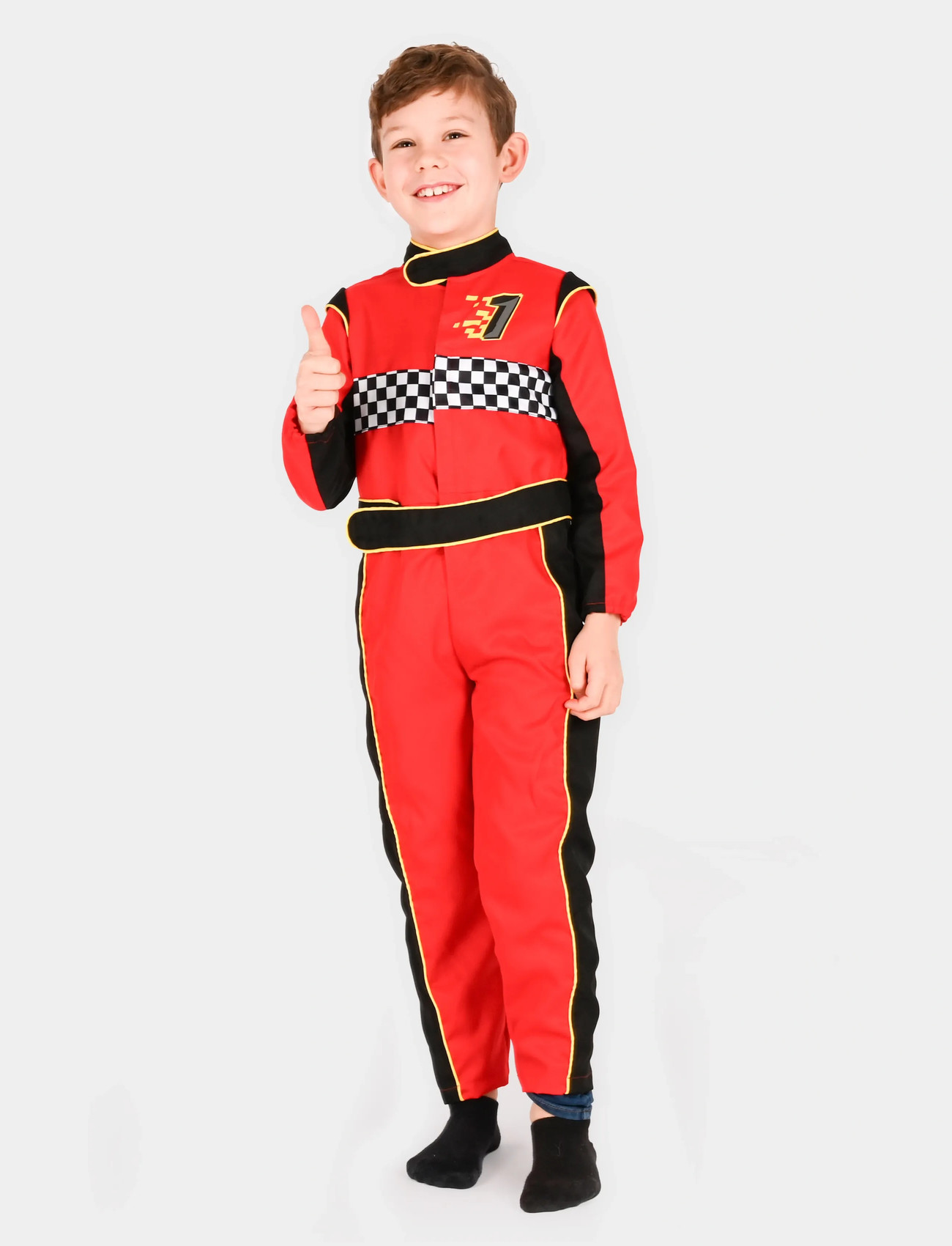 Den goda fen The Racer, 122/128, Red, Kostumer Og Tilbehør > Karakterkostumer, Børn