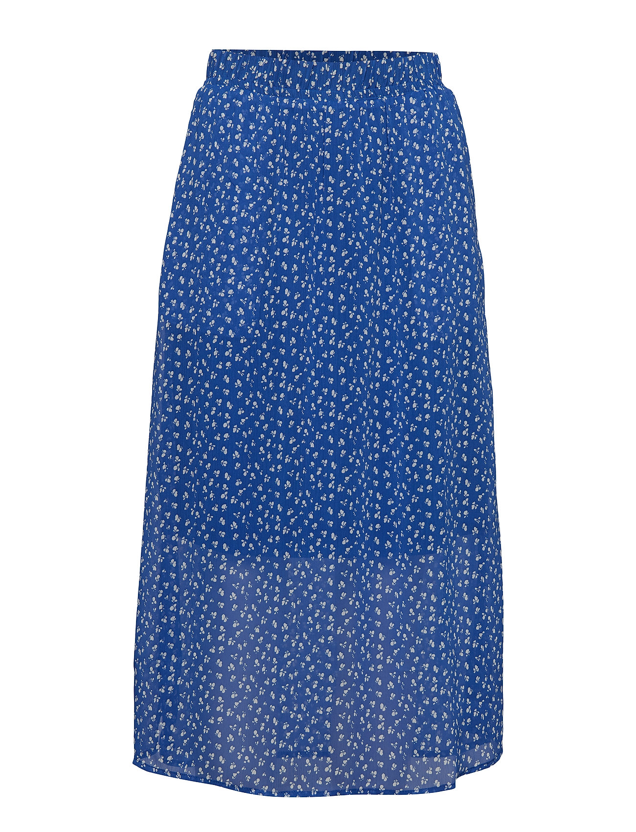 Dhagnes Long Skirt Rok Knielengte Blauw Denim Hunter denim hunter kopen in de aanbieding