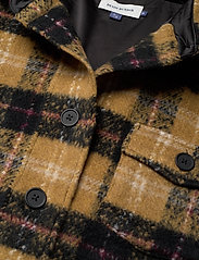 Denim Hunter - DHMellie long Jacket - winter jackets - mustard checks - 3