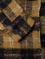 Denim Hunter - DHMellie long Jacket - winter jackets - mustard checks - 4