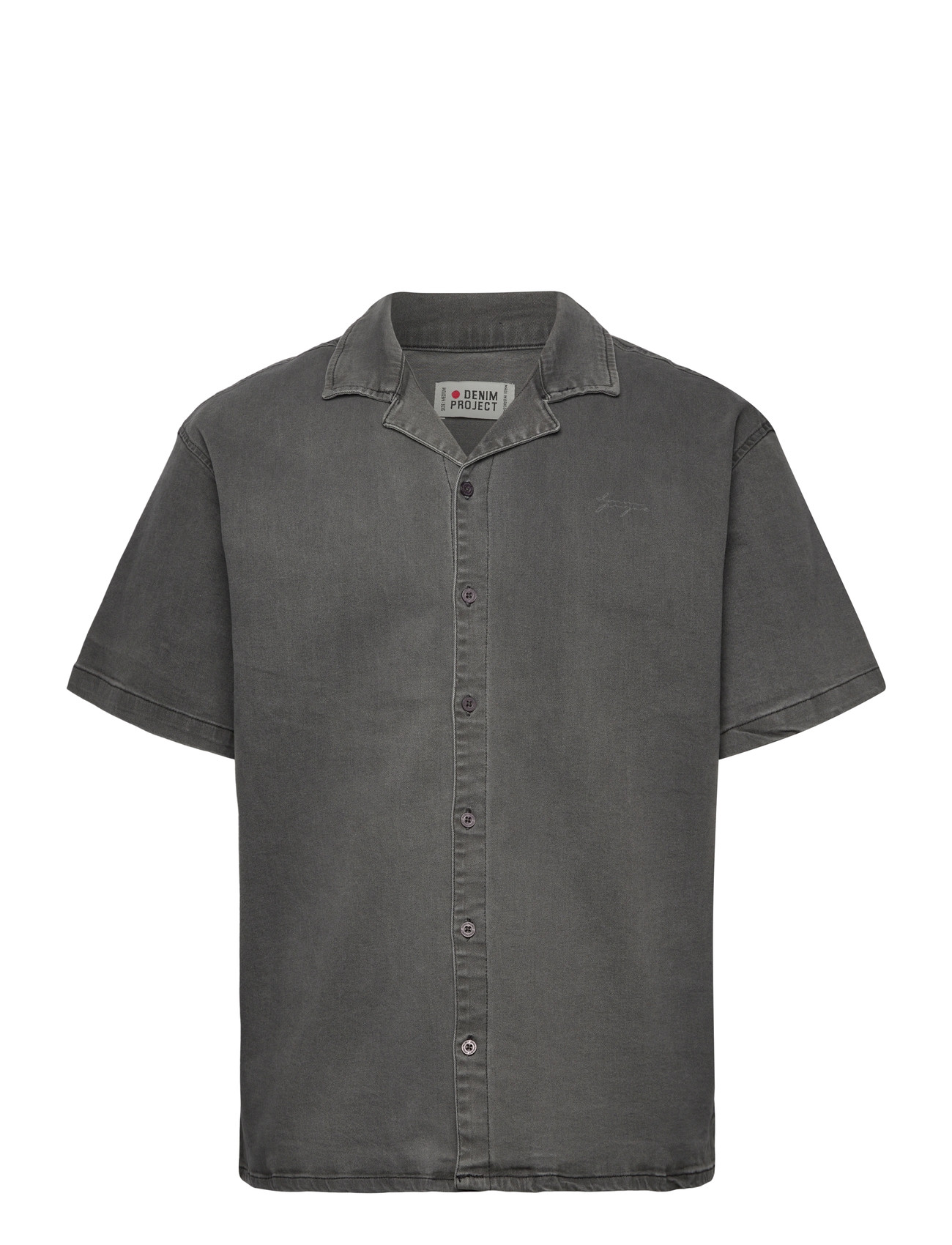DENIM PROJECT Dp Loose Ss Denim Shirt Grau - M - Herren
