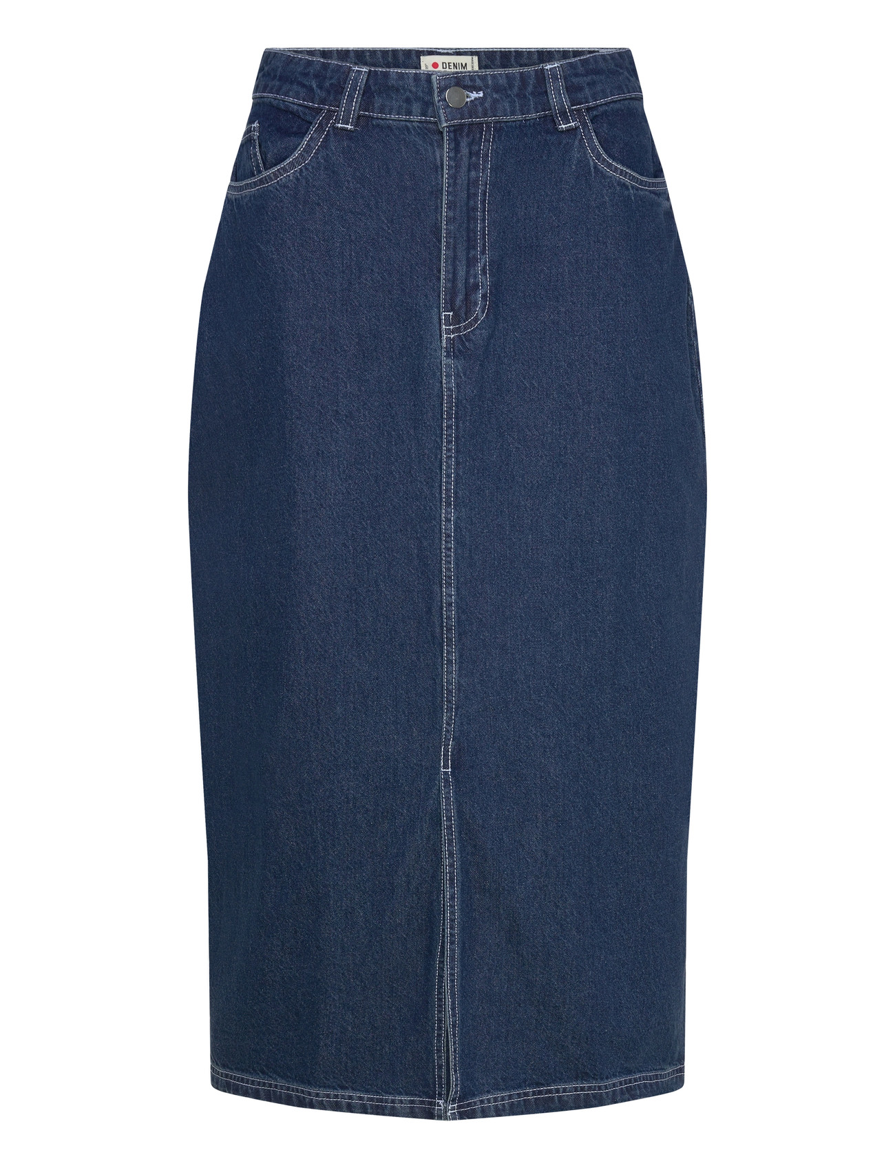 DENIM PROJECT Dp Wrelaxed Denim Maxi Rock Blau - W27 - Damen