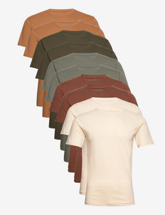 10 Pack T-SHIRT - t-kreklu multipaka - 427 earth color mix