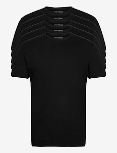 5 PACK T-SHIRTS - t-paidat monipakkauksessa - black