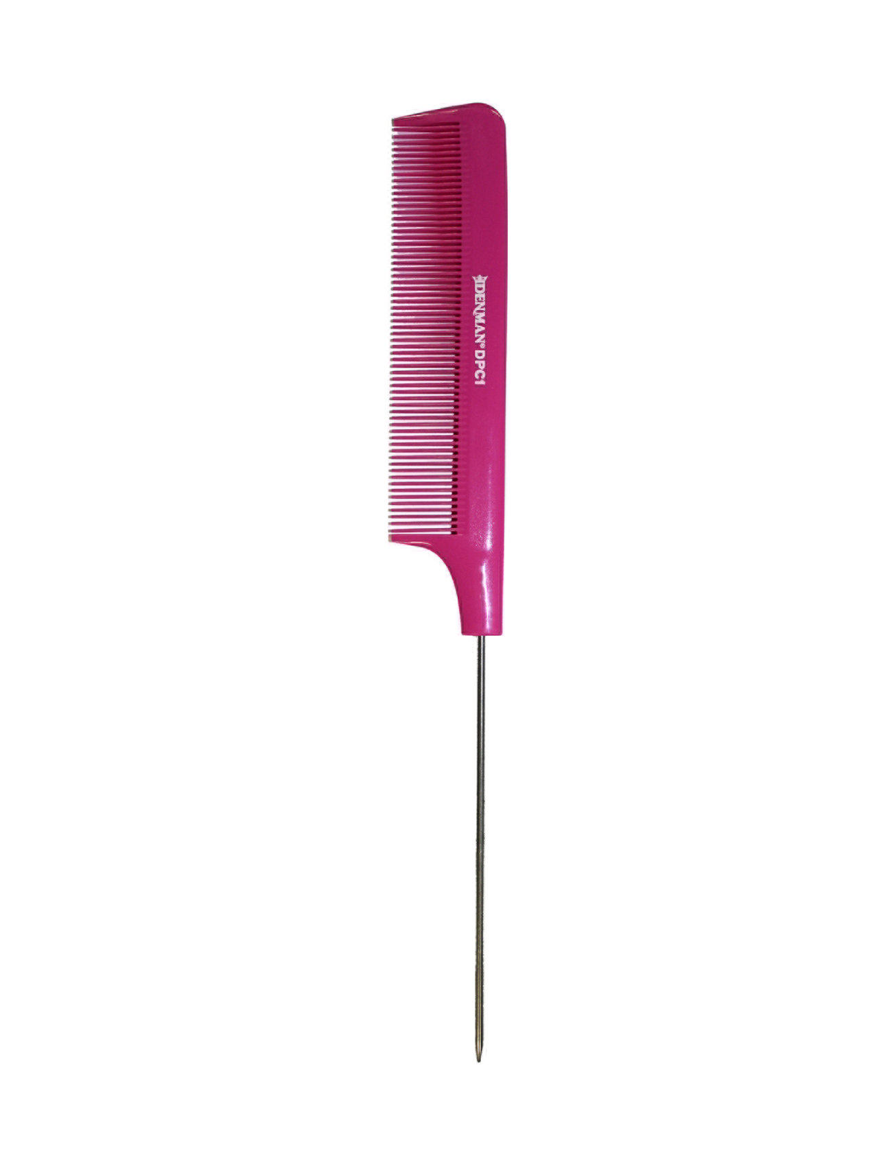 Denman Denman Dpc1 Pin Tail Comb Pink, 11 g, Pink, Hår > Hårbørster Og Kamme, Dame