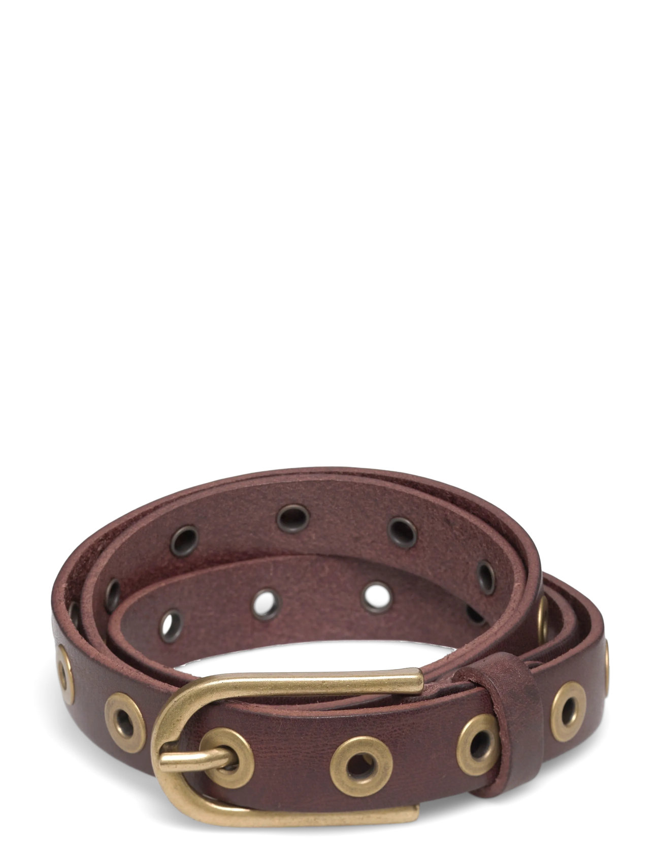 DEPECHE Narrow Belt, 85, Brown, Tilbehør > Bælter, Dame