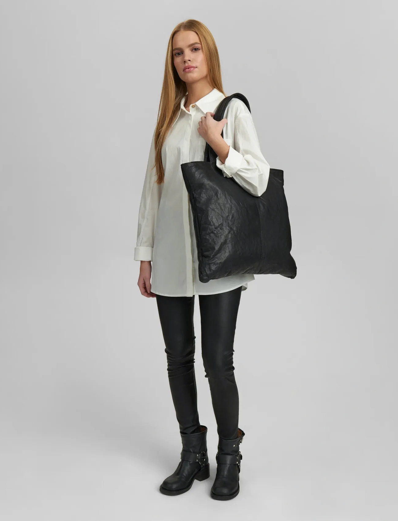 DEPECHE Shopper, One Size, Black, Tasker > Shoppere, Dame